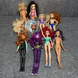 Assorted Dolls 6-12" Disney Descendants, Princess, Barbie + More Various Sizes